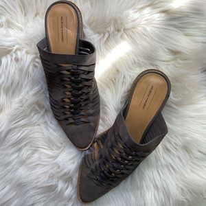 Melrose and Market block heel mules